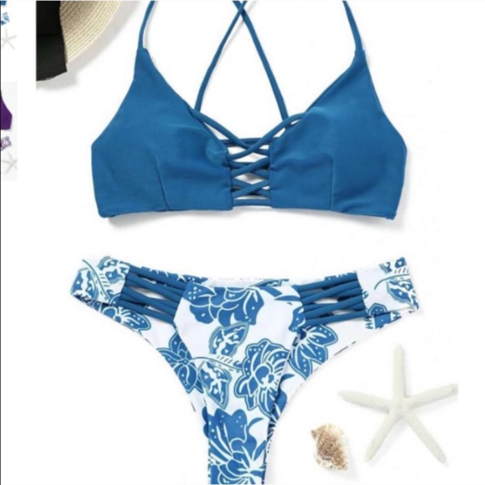 Blue Bikini Set